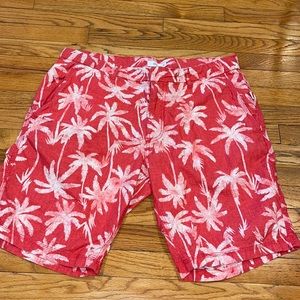 Red Palm Springs Shorts